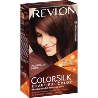 Revlon Coloursilk Smuk farve Permanent h?rfarve Langvarig high-definition Color Shine & Silky Softness med 100% gr? d?kning Ammoniak gratis 047 M