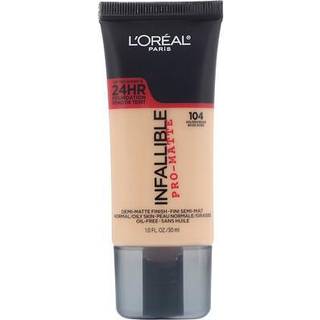 L'Oreal Paris Cosmetics Makeup Infallible Pro-Matte Liquid Longwear Foundation Golden Beige 1 fl oz