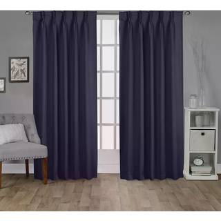 Eksklusivt hjemmesaten twill v?vet v?relse m?rkere m?rkl?gning pinch plov/skjult fane top gardin panel par 108 """" l?ngde s?lv