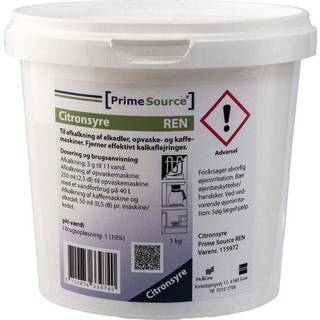 Prime source citronsyre pulver afkalkning 1 kg