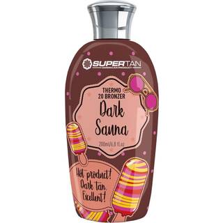 SuperTan Dark Sauna Tanning Lotion Thermo 20 Tingle And Bronzer