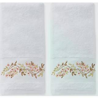 SKL HOME af Saturday Knight Ltd. - U1108010830203 Misty Floral 2-delt hndkldest hvid