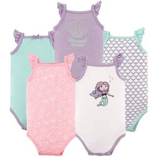 Hudson baby unisex baby bomuld ?rmel?se bodysuits bodysuit havfrue 6-9 m?neder os