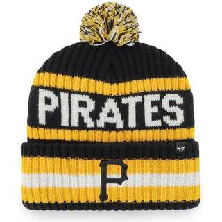 47 MLB unisex-voksne prim?re logo Bering mansjetteret Pom Beanie Hat (Pittsburgh Pirates) Sort en st?rrelse