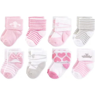 Hudson Baby Baby Boys Cotton Rich Newborn og Terry Casual Socks Royal 6-12 måneder os