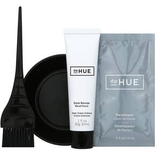 dpHUE Root Touch-Up Kit Mrk Blond - Permanent hrfarve for gr dkning - Indeholder to applikationer - Paraben SLS & SLES Sulfate Free - Leaping