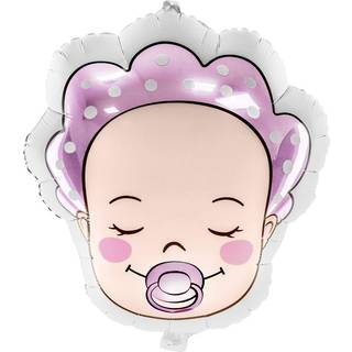 Folieballon i Babypige Design - Perfekt Tilbehør til Din Fest