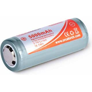 OrcaTorch 26650 3,6v 5000mAh for D800 Rechargeble 3,7v 5000mAh