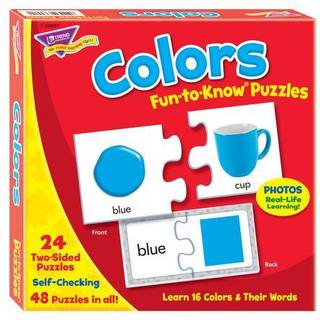 Trendvirksomheder: Fun-to-Know Puzzles: Farver l?rer 16 farver og deres ord 24 tosidede g?der selvkontrol 48 puslespil i alt for alderen 3 og op