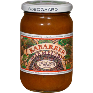 Rabarbermarmelade Økologisk - 400 g