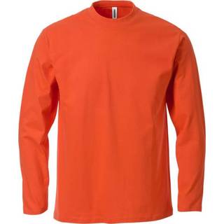 Fristads 100242 Acode T-shirt med lange ærmer / Arbejds T-shirt Lys Orange S