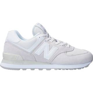 New Balance Kvinder 574 Core i Grå/Hvid Suede/Mesh, Størrelse 35