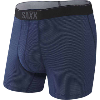 Saxx Quest Quick Dry Mesh Boxer Brief Fly Syntetisk undertøj Herrer størrelse S farve blå