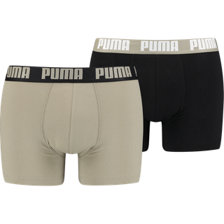 Puma 2-pak Basic Boxer - Black/Skin - Large