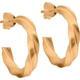 ENAMEL Copenhagen Øreringe - Vina Hoops - Gold Colour