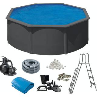 Basic stålpool Ø360 cm - Swim & Fun
