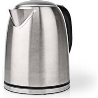 Nedis 1,7l Elkedel i rustfri stål med vandstandindikator og LED lys