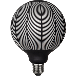 Star Trading - LED LAMP E27 G125 Graphic - 4.0W - 2700K - dæmpbar