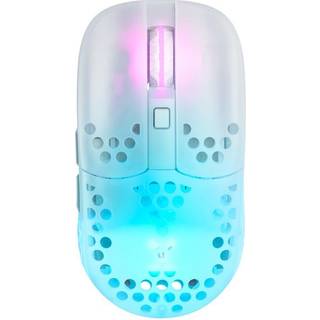 Xtrfy MZ1 Trådløs RGB Rail Gaming Mus, Hvid Transparent -> Forventet levering: 1-2 hverdage