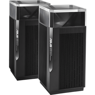 ASUS ZenWiFi Pro ET12 (2-Pack) AXE11000 Tri-Band WiFi 6E Mesh WiFi System - Mesh router 802.11a/b/g/n/ac/ax (Wi-Fi 6E)