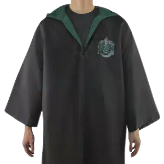 Slytherin kappe med slips