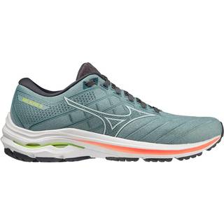Mizuno Wave Inspire 18 Stability Running Shoe Men - Grey, Green, Size 8 - grey
