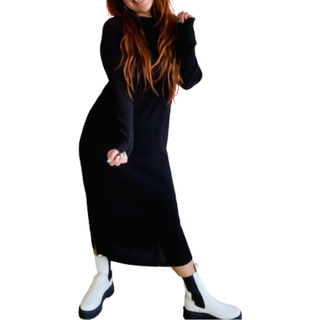 Neo Noir - Vogue Dress Eksklusiv hos Molly&My - Black