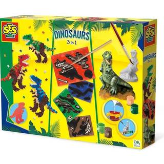 3-i-1 kreativitetssæt - Dinosaurer