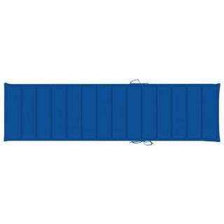 Hynde Til Dækstol 186X58X3 Cm Oxfordstof - Kongeblå / 200 x 50 x 3 cm