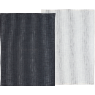 Södahl Viskestykker Line 50x70 cm, Ash/White, 2