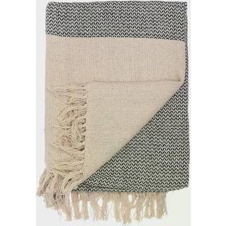 Bloomingville Plaid 160x130cm Natur - Plaider & Tæpper Bomuld Nature - 14208833