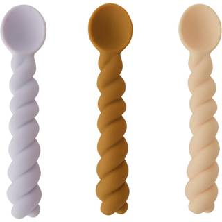 OYOY Mellow ske 3-pak Lavender/Vanilla/Light Rubber