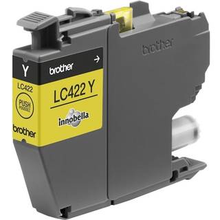 Gul blækpatron - Brother LC422Y - Original - 550 sider