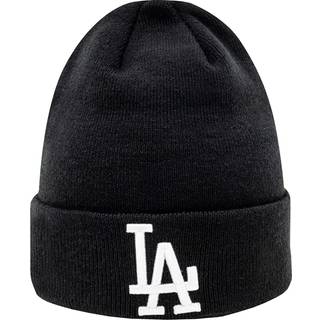 New Era LA Dodgers Essential Black Cuff Beanie Hat newera adult unisex Black newera adult unisex Black newera adult unisex Black newera adult unisex B - Osfm