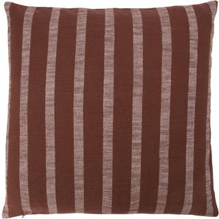 House Doctor Thame pudebetræk stribet 50x50 cm Brown