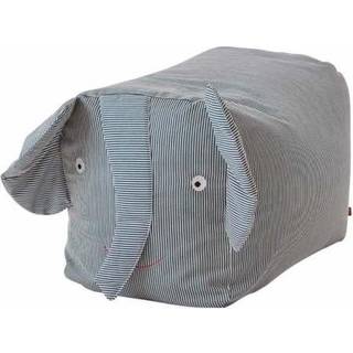 OYOY Erik Elephant Puf Blå One Size      Unisex