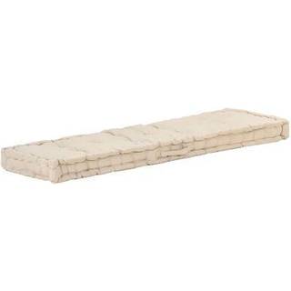 Hynder Til Pallesofa Bomuld - Beige / 120 x 40 x 7 cm