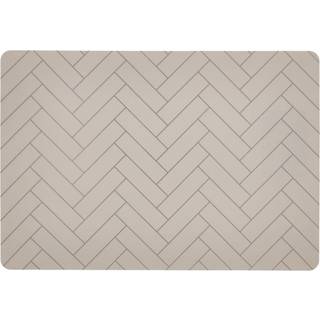 Tiles Dækkeserviet 33 x 48 cm Beige