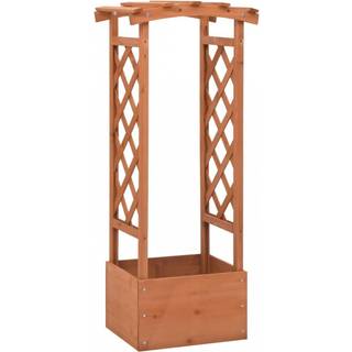 plantekasse med espalier 49x39x117 cm fyrretræ