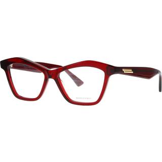 Bottega Veneta Kvinde BV1096O 003 Optiske stel Acetat Rød Transparent Cat Eye