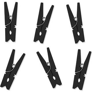 10 stk Sort klemmer 3,5 cm