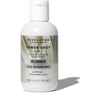 Revolution Haircare Toner Shot Blonde Ice Diamond Nærende toningsmaske 3-i-1 Skygge Ice Diamond 100 ml - 100 ml