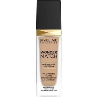 Eveline Cosmetics Wonder Match Langtidsholdbar flydende foundation med hyaluronsyre Skygge 30 Cool Beige 30 ml - 30 ml