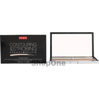 PUPA Milano Ansigtsmakeup Powder Contouring & Strobing Palette No. 001 Light Skin 17,5 g (7.943,00 kr / 1 kg) - 17,5 g