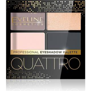 Eveline Cosmetics Quattro Øjenskygge palette Skygge 02 3,2 g - 3,2 g