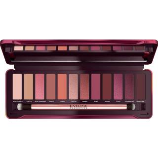 Eveline Cosmetics Ruby Glamour Øjenskygge palette 12 g - 12 g