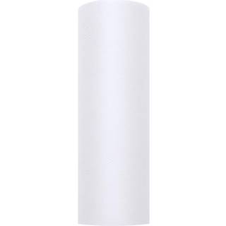 Tyl Hvid - 30 cm x 9 meter