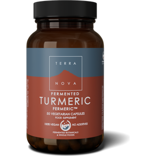 Terranova Fermented Turmeric Fermeric, 50 kapsler