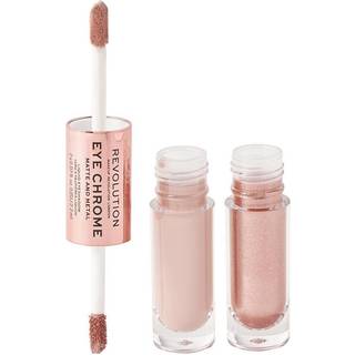 Makeup Revolution Eye Chrome Flydende øjenskygge Skygge Life 2 x 2,2 ml - 2 x 2.2 ml