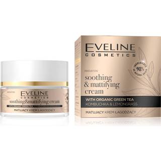 Eveline Cosmetics Organic Gold Let matterende ansigtscreme med grøn te 50 ml - 50 ml